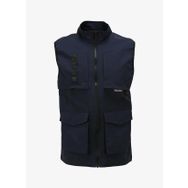 Discovery Expedition D4SM-YLK3227 Lacivert Erkek Dik Yaka Basic Su İtici Yelek