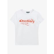 Discovery Expedition D4SU-TST 3301 Kırık Beyaz Baskılı Unisex T-Shirt