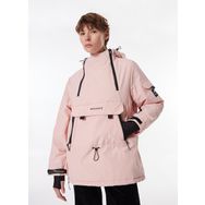 Discovery Expedition D4WL-MNT3012 Açık Pembe Kadın Kapüşon Standart Düz Kayak Montu