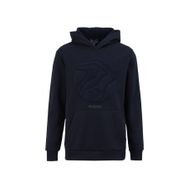 Discovery Expedition D4WM-SWT3076 Lacivert Kapüşon Relaxed Baskılı Erkek Sweatshirt