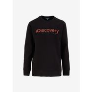 Discovery Expedition D4WM-SWT3225 Siyah Erkek Bisiklet Relaxed Baskılı Sweatshirt