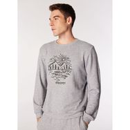 Discovery Expedition D4WM-SWT3355 Antrasit Melanj Erkek Bisiklet Basic Melanj Sweatshirt