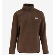 Discovery Expedition D4WM-SWT3993 Haki Erkek Dik Basic Düz Polar Sweatshirt