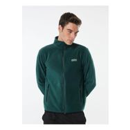 Discovery Expedition D4WM-SWT3994 Koyu Yeşil Dik Basic Düz Polar Erkek Sweatshirt