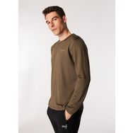 Discovery Expedition D4WM-TST3275 Haki Erkek Bisiklet Relaxed Düz Uzun Kollu T-Shirt