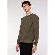 Discovery Expedition OLIV Bisiklet Yaka Haki Erkek Sweatshirt