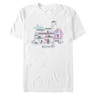 Disney Big and Tall Encanto Home Üst Kısa Kollu White Erkek T-shirt