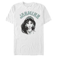 Disney Big & Tall Aladdin Live Action Jasmine Beyaz Erkek T-shirt