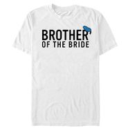 Disney Big & Tall Klasik Mickey Brother of The Bride Beyaz Erkek T-shirt