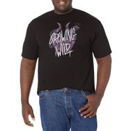 Disney Big & Tall Maleficent Growing Horns Black Erkek T-shirt