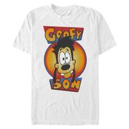 Disney Big & Tall Movie Max Goofy Son Beyaz Erkek T-shirt
