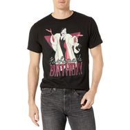 Disney Big & Tall Villains Cruel Birthday Siyah Erkek T-shirt