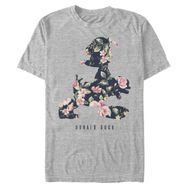 Disney Büyük ve Uzun Klasik Mickey Desenli Donald Athletic Heather Erkek T-shirt