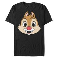 Disney Classics Mickey & Arkadaşları Sincap Dale Erkek Bisiklet Yaka T-Shirt Siyah M