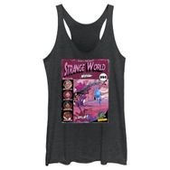 Disney Girls World Strange Adventures Hızlı Moda Racerback Siyah Funda Kadın Atlet