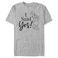 Disney Klasik Mickey Daisy Said Yes Athletic Heather Erkek T-shirt