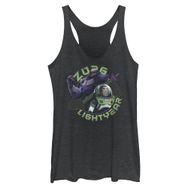 Disney Pixar Lightyear İki Taraflı Askılı Black Heather Kadın Atlet