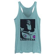 Disney Pixar Lightyear Kontrast Racerback Tahiti Blue Kadın Atlet