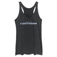 Disney Pixar Lightyear Rendered Logolu Askılı Black Heather Kadın Atlet