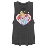 Disney Prensesler Cinderella Hearts Kolsuz Charcoal Kadın Atlet