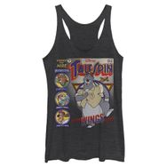 Disney Talespin Tales Cover Racerback Black Heather Kadın Atlet