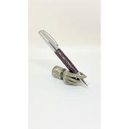 Divitpen DD2078 Silver Brownleather Tükenmez Kalem
