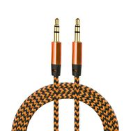Diwu Aux Stereo 3.5 mm Bakır Data Ses Örgü Kablo