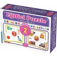Dıy Toy 7193 Çark Sayılar Puzzle