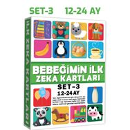 Dıy Toy Bebeğimin 12--24 Ay Set-3 İlk Zeka Kartları