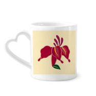 Dıythinker 12 oz Tablo Japon Kültürü Güzel Çömlekçilik Seramik Kalp Saplı Kupa