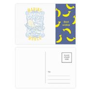 Dıythinker 14x9 cm 20 Adet Renkli Ahtapot Deniz Yaşamı Renkli Desen Muz Kartpostal Seti