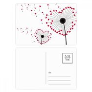 Dıythinker 14x9 cm 20 Adet Renkli Aşk Çiçek Bitkileri Karahindiba Kartpostal Seti