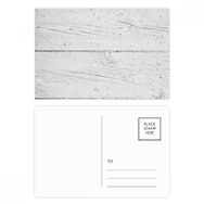 Dıythinker 14x9 cm 20 Adet Renkli Beyaz Ahşap Zemin Kaba Duvar Kağıdı Doku Kartpostal Seti
