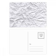 Dıythinker 14x9 cm 20 Adet Renkli Beyaz Düzensiz Puckers Zarif Desen Kartpostal Seti
