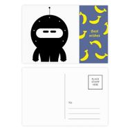 Dıythinker 14x9 cm 20 Adet Renkli Evren Uzaylı Canavar Robot Muz Kartpostal Seti