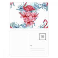 Dıythinker 14x9 cm 20 Adet Renkli Flamingo Bitki Yaprak Sembollü Kartpostal Seti