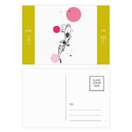 Dıythinker 14x9 cm 20 Adet Renkli Gelenek Çifti Çin Balık Arkadaş Kartpostal Seti
