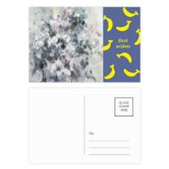 Dıythinker 14x9 cm 20 Adet Renkli Kış Yağlı Boya Resim Sanatı Natürmort Çiçek Muz Kartpostal Seti