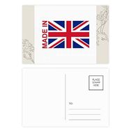 Dıythinker 14x9 cm 20 Adet Renkli Made in United Kingdom Country Love Çiçek Kartpostal Seti