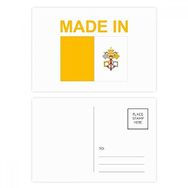 Dıythinker 14x9 cm 20 Adet Renkli Made in Vatican City Country Love Kartpostal Seti