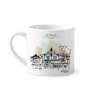 Dıythinker 170 ml Beyaz A Little Hub in Chengdu of China Mini Kahve Seramik Kupa