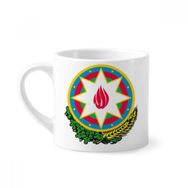 Dıythinker 170 ml Beyaz Baku Azerbaycan Ulusal Amblem Mini Kahve Seramik Kupa