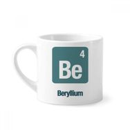 Dıythinker 170 ml Beyaz Be Beryllium Chemical Element chem Mini Kahve Seramik Kupa