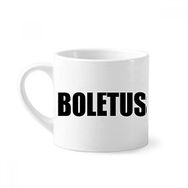 Dıythinker 170 ml Beyaz Boletus Sebze Adı Yiyecekler Mini Kahve Seramik Kupa