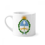 Dıythinker 170 ml Beyaz Buenos Aires Arjantin Ulusal Amblem Mini Kahve Seramik Kupa