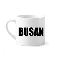 Dıythinker 170 ml Beyaz Busan Korea City İsimli Mini Kahve Seramik Kupa