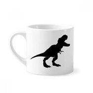 Dıythinker 170 ml Beyaz Dinozor Kemikleri Tyrannosaurus Rex Mini Kahve Seramik Kupa
