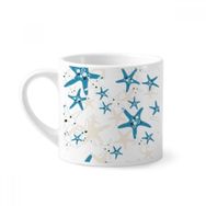 Dıythinker 170 ml Beyaz Discover World Deniz Yıldızı Deniz Organizması Mini Kahve Seramik Kupa