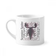 Dıythinker 170 ml Beyaz Discover World Istakoz Deniz Organizması Mini Kahve Seramik Kupa