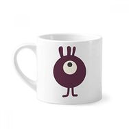 Dıythinker 170 ml Beyaz Evren Uzaylı Canavar Tek Boynuzlu At Mini Kahve Seramik Kupa